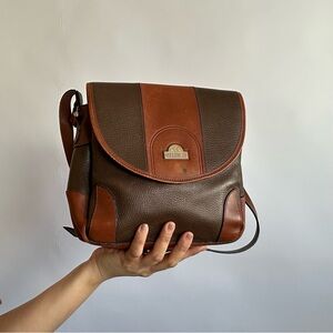 III Mileno Leather Brown shoulder bag.